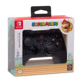 MANDO WIRED CONTROLLER NINTENDO SWITCH SÚPER MARIO BOWZER - USB 2.0 - 1.8M - NEGRO