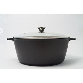 Olla de cocción lenta alta + tapa de vidrio - 13.4 Lt Ø 36 cm Olla de cocción lenta alta + tapa de vidrio - 13.4 Lt Ø 36 cm