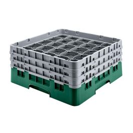 CAMBRO - 36S534-119 - Cesta de lavado 36 comp. 2 alturas - 7,2 cm Ø máx. - alt. máx. 14,9 cm - 50 x 50 x 18,4 cm - Verde sherwood Precio: 59.69000059. SKU: B1GKL5BEG7