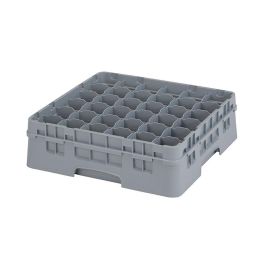 CAMBRO - 36S418-151 - Cesta de lavado 36 comp. 1 altura - 7,2 cm Ø máx. - alt. máx. 11,8 cm - 50 x 50 x 14,3 cm - Gris claro Precio: 47.49999958. SKU: B14C7D7G49