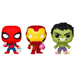 FUNKO Blister 3 Figuras Pocket POP Marvel: Spiderman, Hulk, Iron Man - Edición Pascua (3,75cm) Precio: 14.49999991. SKU: B1852LKPCB