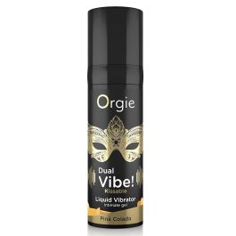 Set de Lubricantes Orgie Dual Vibe! 15 ml Piña Colada