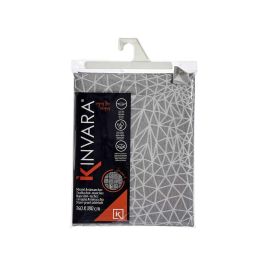 Mantel Kinvara BABEL GRIS 48 Blanco Gris Jacquard