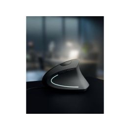 Sandberg Wired Vertical Mouse Pro Ergonómico USB para Ordenador Alivia Presión Muñeca y Dolor Articular