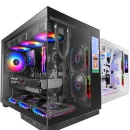 Mars Gaming MC-MIRAGE Caja Gaming Semitorre ATX con Pantalla LCD IPS 7.2" y Panorámica Cristal Templado