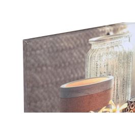 DKD Home Decor Cuadro Shabby Multicolor 90 x 30 x 2.3 cm (12 Unidades) Lienzo Pino