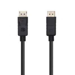 Aisens Cable DisplayPort V1.2 4K@60Hz DP-M a DP-M Negro 5.0M - Compatible con 3D, Alta Definición de Audio
