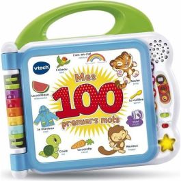 VTech Mi Primer Libro Ilustrado Bilingüe Interactivo con 100 Palabras para Bebés 1.5-4 Años