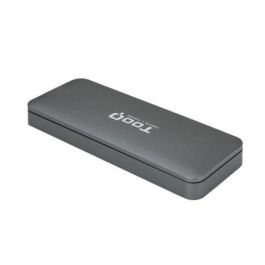 TooQ TQE-2281G Caja Externa SSD M.2 SATA USB 3.0 NGFF B-Key 2230/2242/2260/2280 hasta 1TB UASP Aluminio Gris Sin tornillos