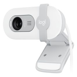 Logitech Webcam Brio 100 Blanco Full HD 1080p USB Plug and Play con Tapa de Privacidad Integrada
