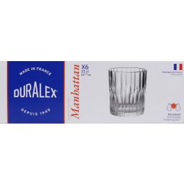 Duralex Set de 6 Vasos Manhattan 31 cl Transparente (8 Cajas)