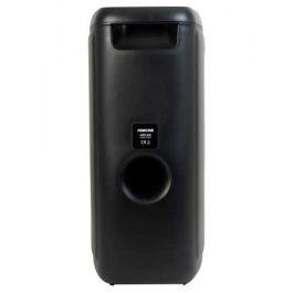 Fonestar Altavoz Portátil Inalámbrico Party-Duo 100W Bluetooth Karaoke Luces LED USB FM 2 Woofers 6'' Batería 6h