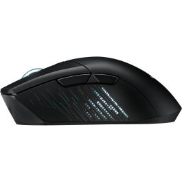 ASUS ROG Gladius III, ratón gaming óptico, 19000 dpi, 6 botones, cable USB, negro