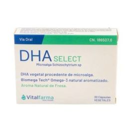 VITALFARMA Dha Select 30 Cápsulas - DHA Vegetal de Microalga Schizochytrium sp para Visión y Cerebro Precio: 18.5000002. SKU: B15HXAZJDT