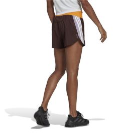 Pantalones Cortos Deportivos para Mujer Adidas Hyperglam Negro Castaño 38