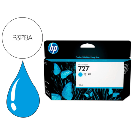 HP Designjet T920/T1500 Nº727 Cartucho Cian Alta 130ml Precio: 109.50000028. SKU: B17BWYVEJ5
