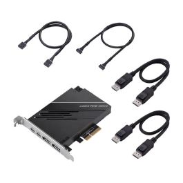 ASUS Tarjeta PCIe 4.0 con USB4 y DisplayPort, USB Tipo C, Multicolor, para PC
