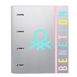 Carpeta de anillas Benetton Silver Plateado 27 x 32 x 3.5 cm Precio: 13.6900005. SKU: B1JST73JLB