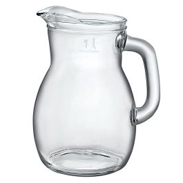 Bormioli Rocco Jarra de Vidrio Bistrot Transparente 1 Litro Fabricada en Italia Apta Lavavajillas y Frigorífico Precio: 4.49999968. SKU: S2705742