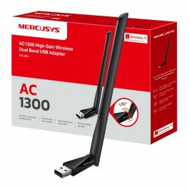 MERCUSYS Adaptador y Tarjeta de Red WLAN MA30H USB Wi-Fi 5 (802.11ac) Doble Banda 1300 Mbit/s Negro Precio: 16.89000038. SKU: B17MLY4XSG