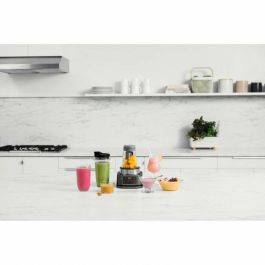 Ninja CB100EU Batidora de Vaso Foodi Standmixer 0.7L con Función de Impulso y Picahielos 1100W Negro/Acero Inoxidable