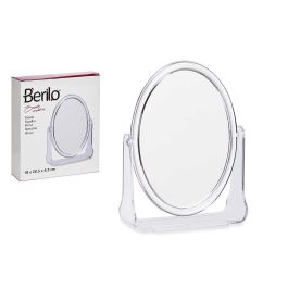 Espejo de Metacrilato Ovalado con Soporte Berilo 18x20 cm (12 Unidades) Precio: 40.49999954. SKU: S3601855
