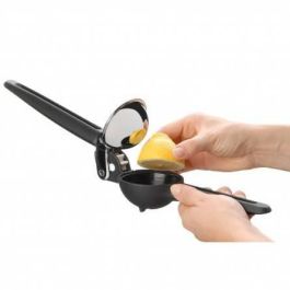 WMF 0646906210 Exprimidor de Cítricos Top Tools Negro/Acero Inoxidable Plástico Agarraderas Apto Lavavajillas