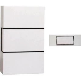 Chacon Timbre con cable con pulsador, Melodía de carillón 1, Botón con luz de fondo Precio: 33.88999944. SKU: B1HJ3XP2JL