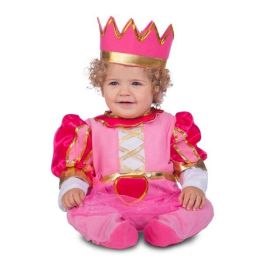 My Other Me Disfraz de Princesa Rosa para Bebé Niña | Vestido para Carnaval y Fiesta Talla 6-12 meses | 100% Poliéster