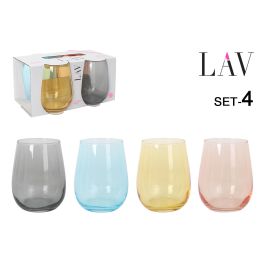 Set de 4 vasos Gaia 360 cc, color - LAV (6 Cajas) Precio: 31.95000039. SKU: B1A25HR94L