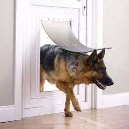 Puerta de marco de aluminio Staywell PETSAFE - Blanco - Para gatos o perros de hasta 100 kg Puerta de marco de aluminio Staywell PETSAFE - Blanco - Para gatos o perros de hasta 100 kg