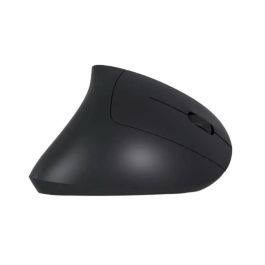 Nilox NXMOWI3014 Ratón Vertical Inalámbrico 1600 DPI, 6 Botones, Negro, Compatible con Windows, Linux y Mac