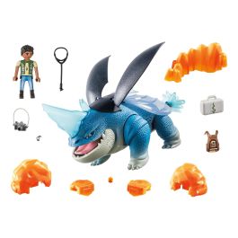 Playmobil Dragones: Nine Realms: Plowhorn & D'Angelo