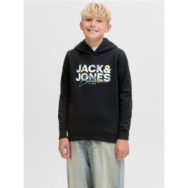 Sudadera con Capucha Niño Jack & Jones Jjgeplas Negro L