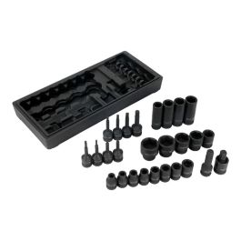 Vasos de impacto ½ pulg, juego 27 piezas Precio: 79.49999959. SKU: B1AMEP9K6D