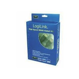 LogiLink Cable HDMI Ethernet A->A Macho/Macho 10m, Conectores Dorados, PVC, 10.2 Gbit/s, Negro