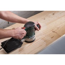 Wolfcraft Disco de Lijar Multiorificio para Lijadora Excéntrica, Ø125mm, Grano 180