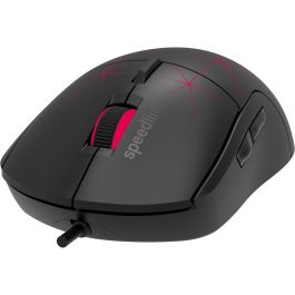 Speedlink CORAX Ratón Gaming Óptico USB 3200 DPI con Cable Ergonómico Negro para Mano Derecha