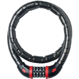 Master Lock Cable antirrobo 8226EURDPRO combinación programable para bicicletas, bicicletas eléctricas, patinetas, cortacéspedes y otros equipos