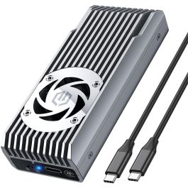 GRAUGEAR G-M206-20G-F Caja Externa SSD M.2 NVMe con Ventilador USB 3.2 Gen 2x2 Tipo C 20Gbit/s Gris Precio: 93.79000037. SKU: B14Q4Q9KYD