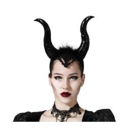 Diadema Halloween Cuernos Animal Negro Mujer Adulto Precio: 2.50000036. SKU: B124DJ3MA4