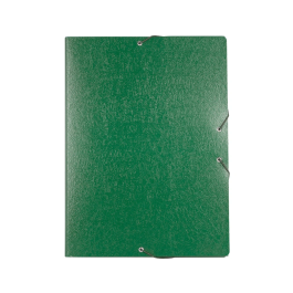 Liderpapel Carpeta Proyectos Folio Lomo 30mm Cartón Gofrado Verde
