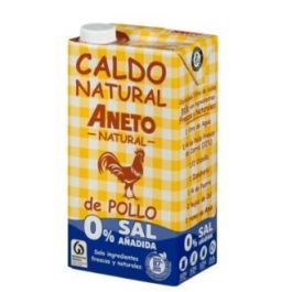 Caldo Natural De Pollo 0% Sin Sal Añadida 1 Lt Precio: 4.7899995. SKU: B14ZR5PL55
