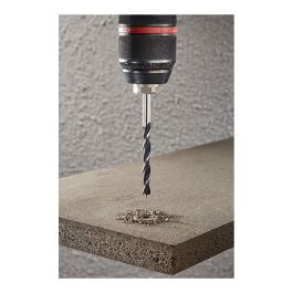 Wolfcraft Brocas Espiral para Madera Juego de 6 Piezas - Ø3, 4, 5, 6, 8, 10 mm en Caja Plástico