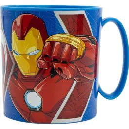 Marvel CZ11391 Taza para Microondas de Plástico Reciclable Vengadores 350 ml, Libre de BPA, Ideal para Niños y Desayuno Marvel CZ11391 Taza para Microondas de Plástico Reciclable Vengadores 350 ml, Libre de BPA, Ideal para Niños y Desayuno