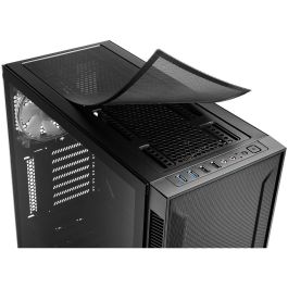 Sharkoon TG6M RGB ATX - Caja Gaming PC, Panel Frontal y Lateral de Cristal Templado, 4 Ventiladores 120mm Iluminación RGB, Negro