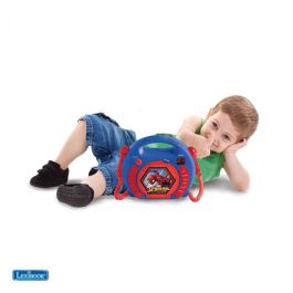 LEXIBOOK Karaoke Spiderman Marvel con 2 Micrófonos Lector CD Toma Auriculares +3 Años