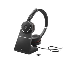 Auriculares con Micrófono Jabra Evolve 75 Negro