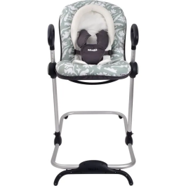 Beaba Sube y baja I Hamaca Altura ajustable Playprint Nature BEA3384349150778