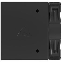 Sharkoon A60 Refrigerador de CPU Doble Torre con 2 Ventiladores PWM 120mm, 6 Heatpipes de Cobre, TDP 260W y Soporte Universal Negro